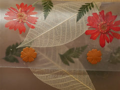 Nini Ong Clear Flower Shoulder Handbag