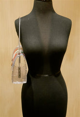 Nini Ong Clear Flower Shoulder Handbag