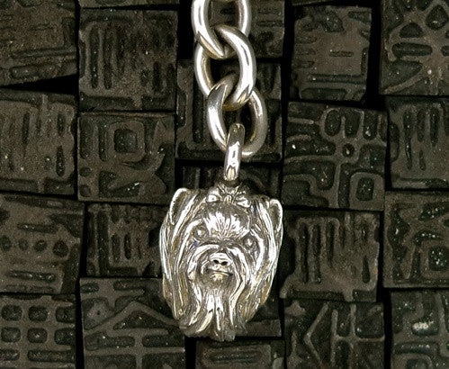 Marissa Perry Sterling Silver Yorkie or Maltese Keychain