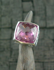 Marisa Perry Marrakesh Crowning Ring with Amethyst in Sterling Silver