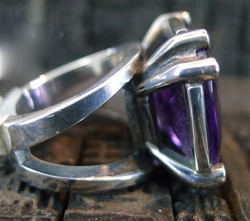 Marissa Perry Amethyst Ring in Sterling Silver