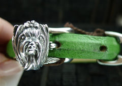 Marisa Perry Sterling Silver Yorkie Dog Collar