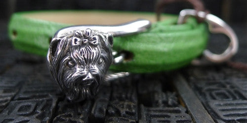 Marisa Perry Sterling Silver Yorkie Dog Collar