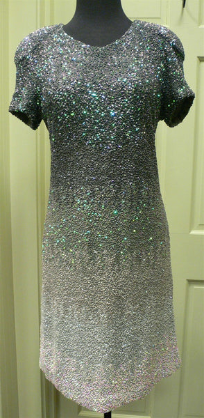 Manish Arora Ombre Sequin Dress