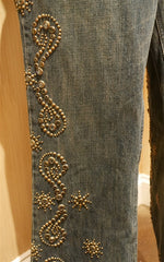 Great China Wall Studded Jean