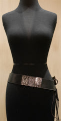 Kimme Winter Leather Tie Belt