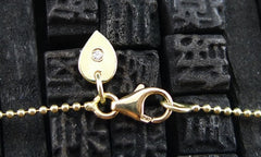 Jemma Wynne Large Geometric Necklace with Pave Diamonds in 18K Gold