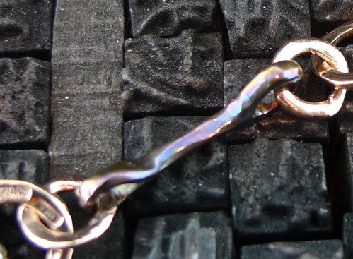 Federica Rettore Diamond Briolette Drop Earrings in 18K Rose Gold and Silver