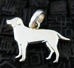 Fine Arf Sterling Silver Dog Charm -Male Labrador Retriever