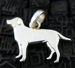 Fine Arf Sterling Silver Dog Charm -Male Labrador Retriever