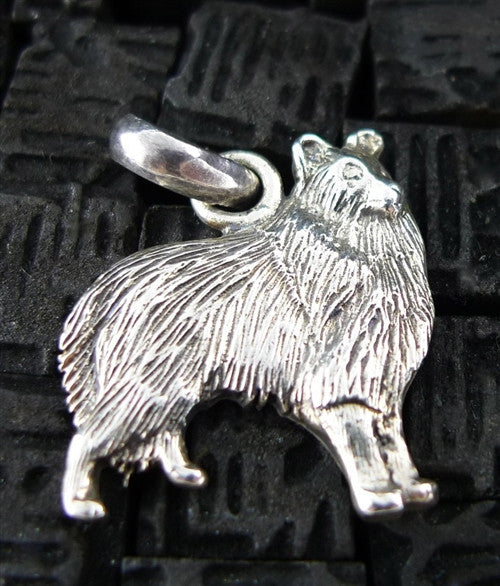 Fine Arf Sterling Silver Dog Charm - Sheltie