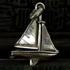 Fine Arf Sterling Silver  Charm - Sailboat
