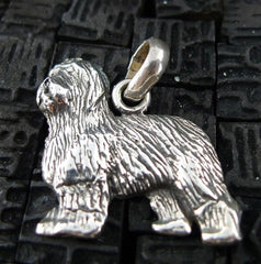 Fine Arf Sterling Silver Dog Charm - Wheaten Terrier