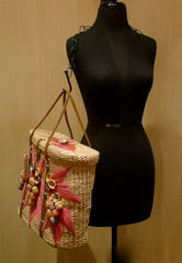 Roth & Madge Vintage Mexican Style Beach Tote Handbag