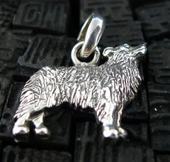 Fine Arf Sterling Silver Dog Charm -Corgi