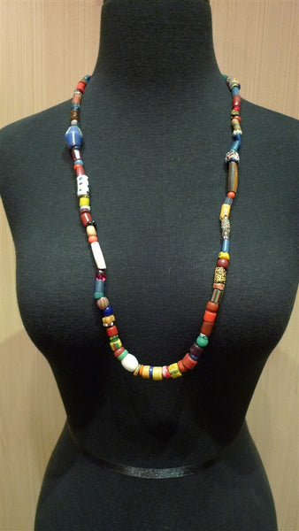 Churchill Private Label Old African Trading Bead Necklace