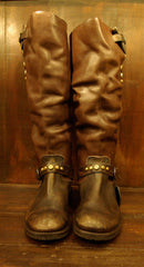 HTC Hollywood Trading Company Brown Hurricane Boot
