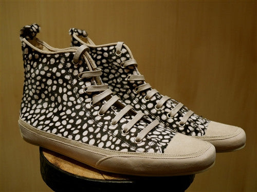 Emma Hope Hi-top Spotted Pony Sneakers (Shoes) | CHURCHILL