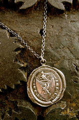 Pyrrha Griffon on Shield Sterling Silver Necklace