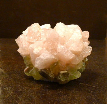 McCoy Rose Floral Rock Quartz Crystal Votive Candle