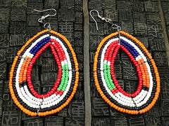 African Beaded Earrings