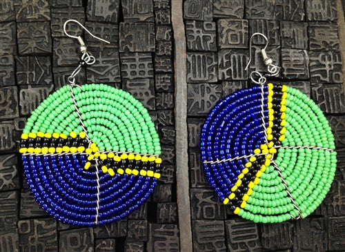 African Beaded Earrings