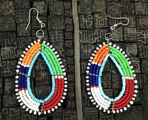 African Beaded Earrings