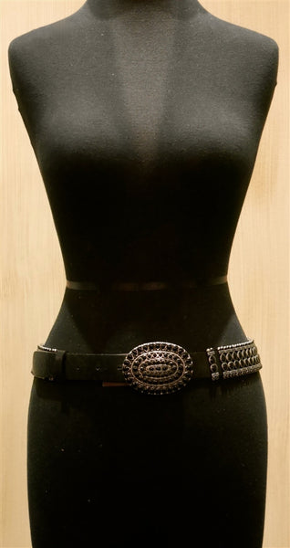 Malini Murjani Black Studded Belt