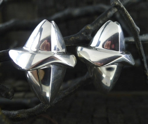 Patricia Von Musulin Sterling Silver Crown Earrings