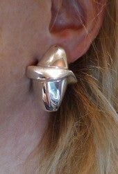 Patricia Von Musulin Sterling Silver Crown Earrings