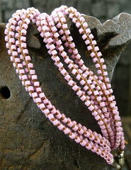 Chan Luu Dusty Pink Bead Necklace