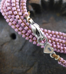 Chan Luu Dusty Pink Bead Necklace
