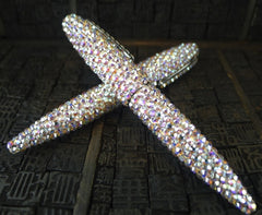 Jimmy Crystal Clear Swarovski Crystal Twist Open Pen