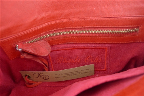 Rhonda Ochs Hand-Tooled Clutch Handbag