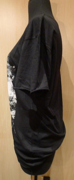 BLK OPM Elixir Paradis Tee Shirt-Black with White Graphic