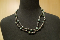 Love Heals Antisoyi-Af Turquoise Necklace or Wrap Bracelet