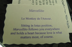 Catherine Michiels 14K Yellow Gold Love Monkey "Marcelitto" Pendant/Necklace