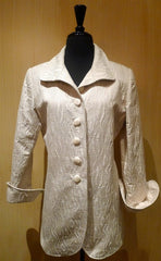 Quadrille Custom Cream Textured Riding Jacket