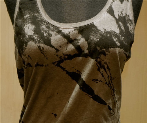 Blk Opm Jezebel Marble Taupe Tank Top
