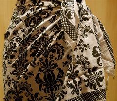 Graham Kandiah Toile Short Black and White Biarrite Sarong