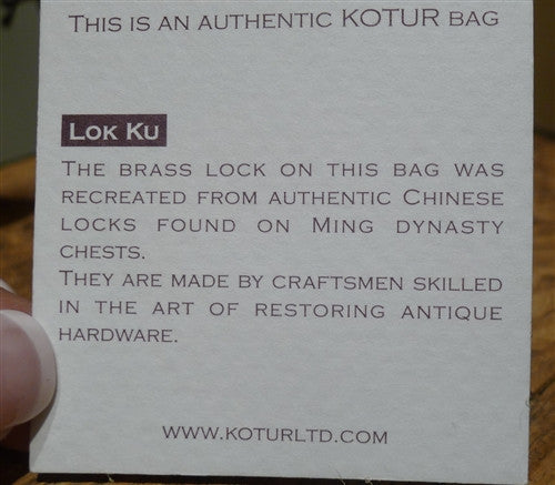 Kotur Lok Ku Straw and Leather Shoulder Bag