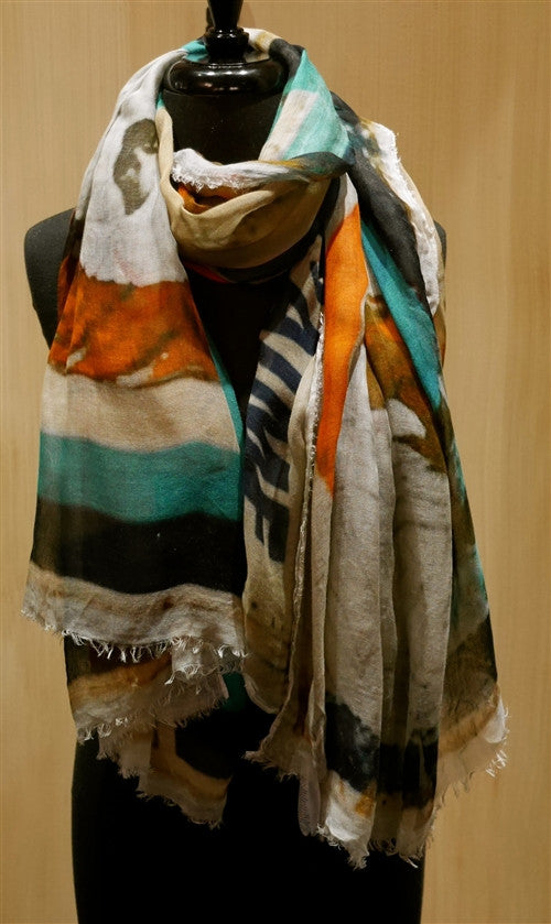 Faliero Sarti Rebellion Cashmere Modal Scarf - Multi