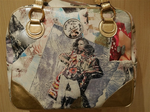 Toi Pour Moi Gold Model Bowling Handbag