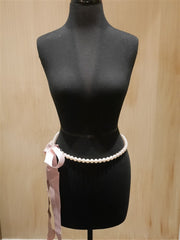 My Flat in London  Pink Pearl Belt / Necklace