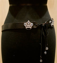 Rachel Abroms Crown Clasp Tie Belt