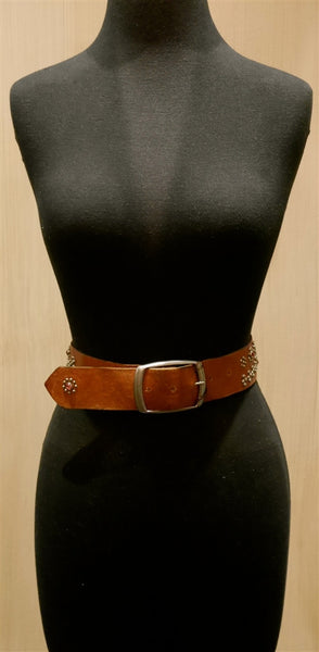 B-Low The Belt Milano Jewel Studded Belt - Saddle Leather