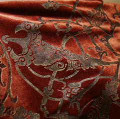 Venetian Silk Velvet Hand Griffauged Scarf/Stole