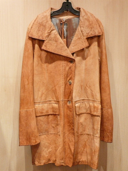 Blur 3/4 Leather Kamai Coat
