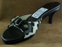 Emma Hope Giraffe Spotted Calf Heel with Buckle