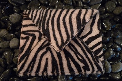 LAI Zebra Envelope Photo Clutch